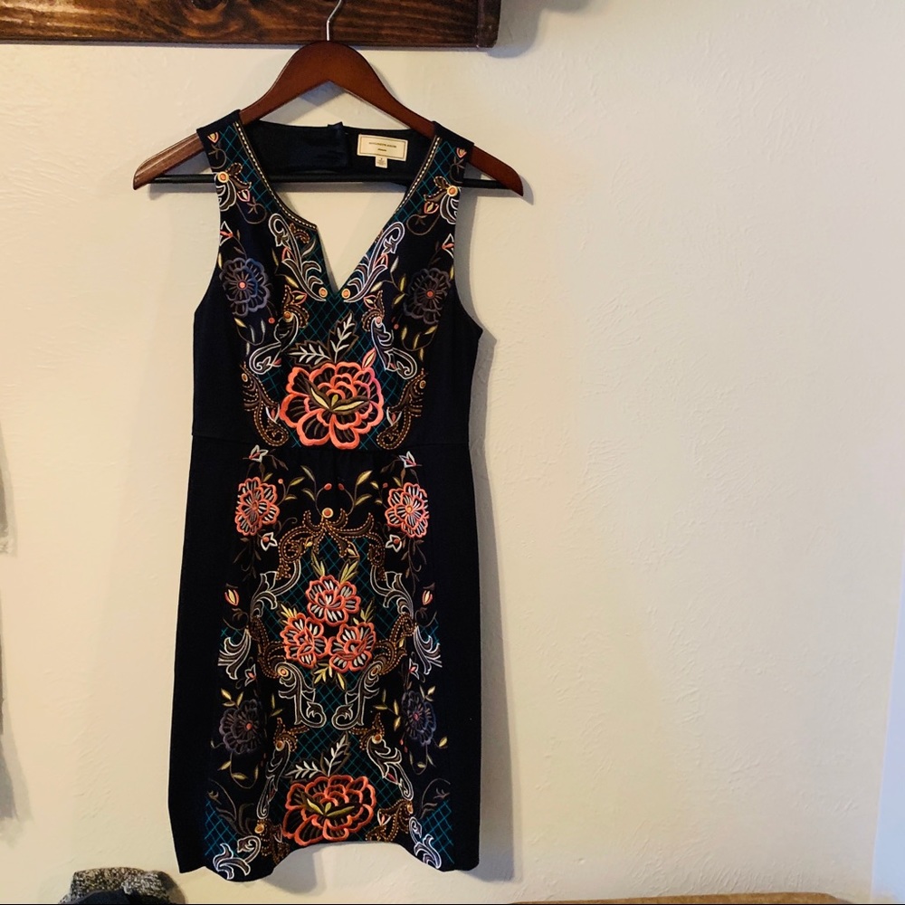 Anthropologie (Moulinette Sœurs) Embroidered Dress